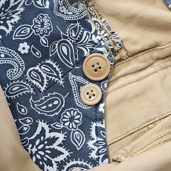 Cremieux Premium Denim Men's Cargo Shorts 42W Stretch Khaki Six Pockets EUC LN - Picture 12 of 13